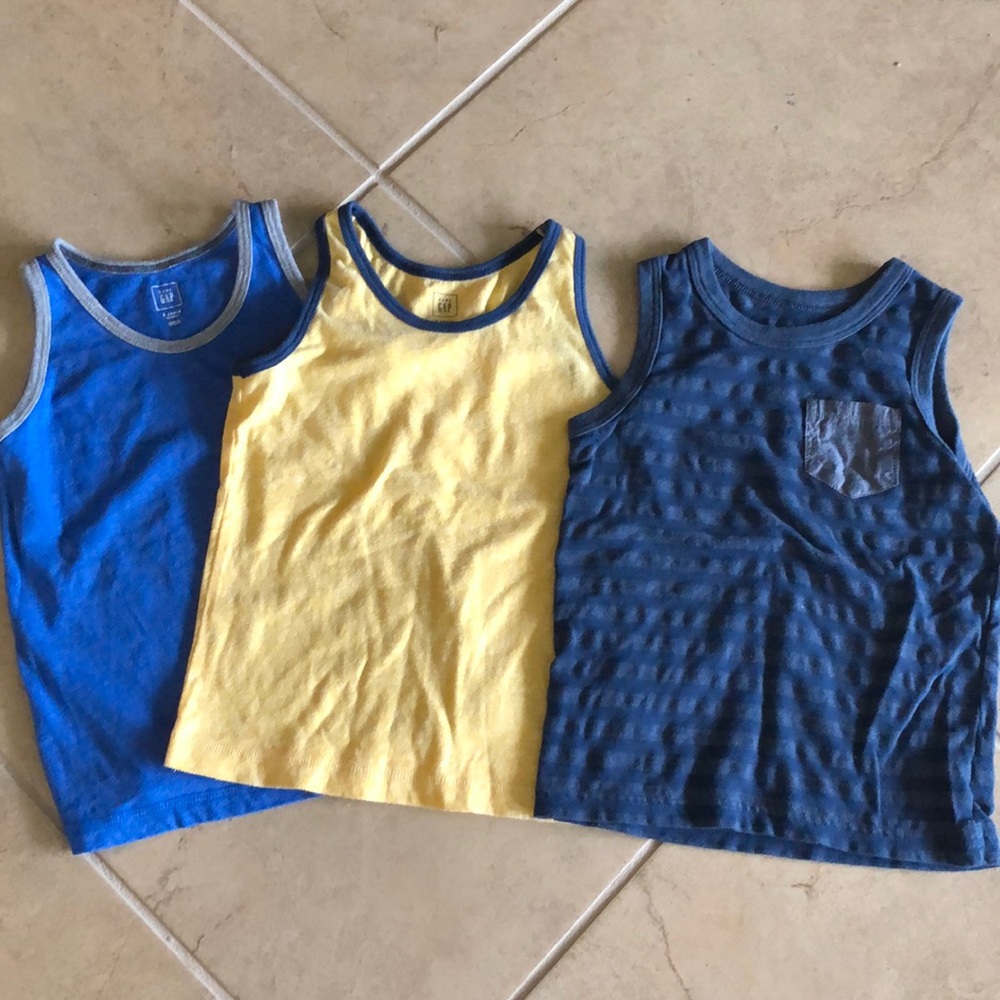 Baby Gap & cat & jack boys tanks